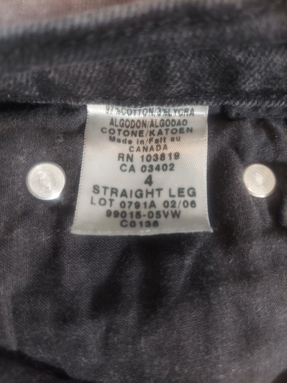 Vintage 2006 Harley-Davidson Straight Leg Jeans Women’s Size 4 Made in Canada - Picture 11 of 13